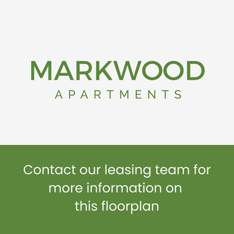 Floor plan for 2 beds, 2 baths, 953 sqft